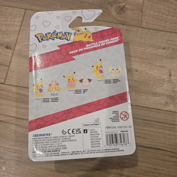 ✨ RARE Pokemon Valentine’s 2026 Battle Figure Pack - FULL SET OF 3 ✨ - Picture 6 of 12